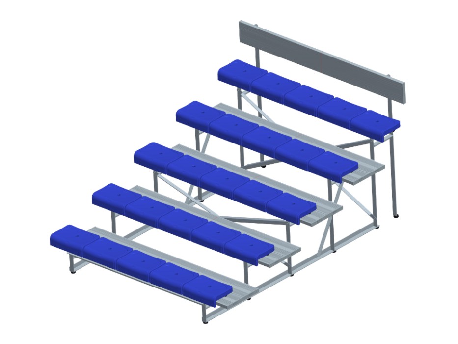 5排雙踏椅 * YY-5LSZ-2250 5排雙踏椅 * YY-5LSZ-2250